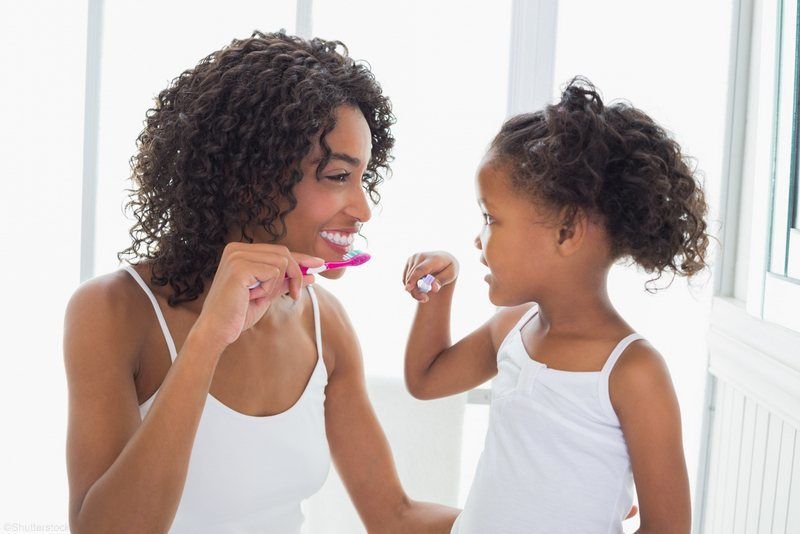 mom and daughter